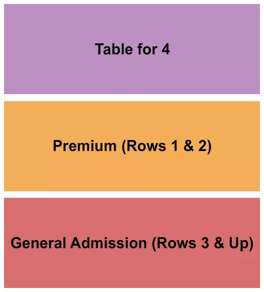 BREWSKYS GA PREMIUM TABLE Seating Map Seating Chart