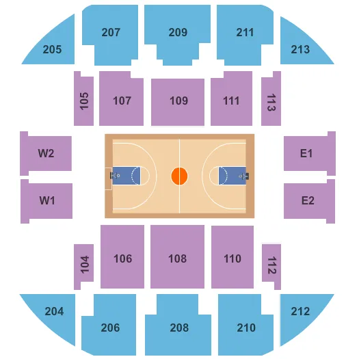 MSU BASKETBALL Seating Map Seating Chart