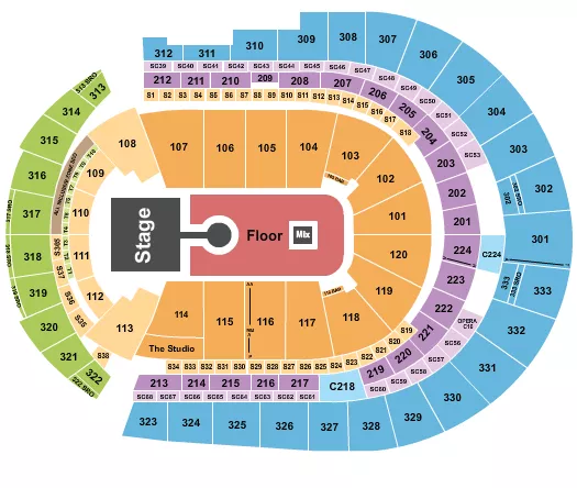 FREELY FEST Seating Map Seating Chart