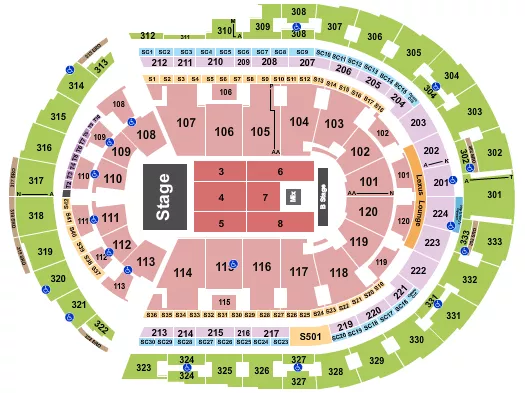 RICARDO ARJONA Seating Map Seating Chart