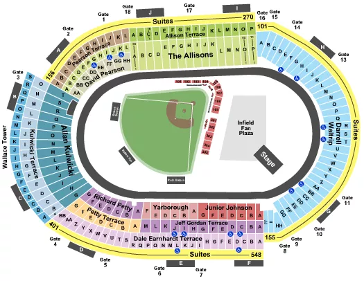 BASEBALL Seating Map Seating Chart