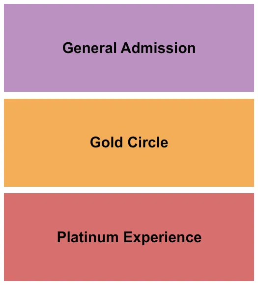 COUNTRY THUNDER Seating Map Seating Chart