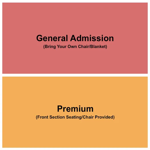 GA PREMIUM Seating Map Seating Chart