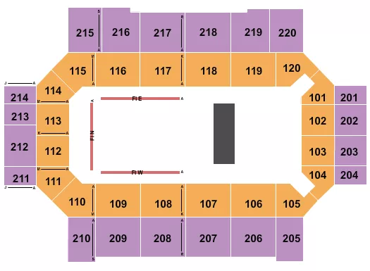 CIRQUE DU SOLEIL CRYSTAL Seating Map Seating Chart