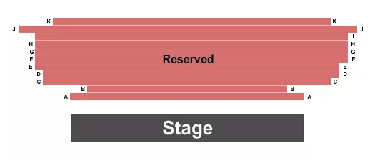 BROADWAY THEATER MB ENDSTAGE Seating Map Seating Chart