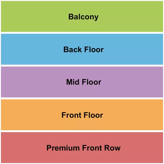PREMIUM FRONT MID BACK FLOOR BALCONY Seating Map Seating Chart