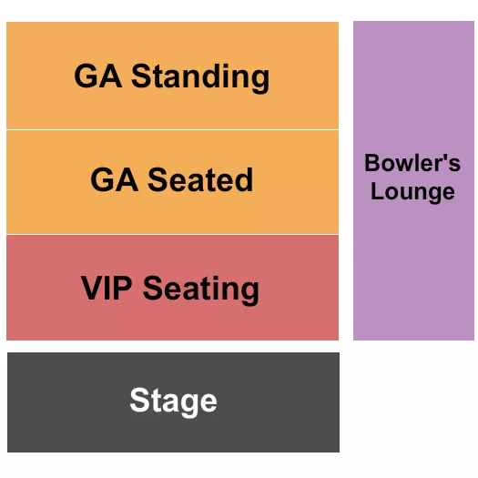 VIP GA LOUNGE Seating Map Seating Chart