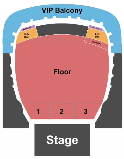 ENDSTAGE RSV FLOOR Seating Map Seating Chart