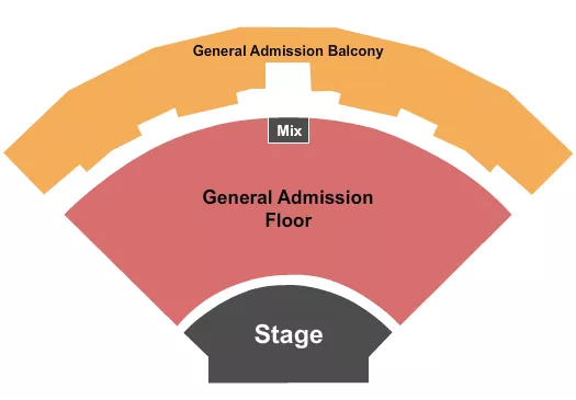 GA FLOOR GA BALCONY Seating Map Seating Chart