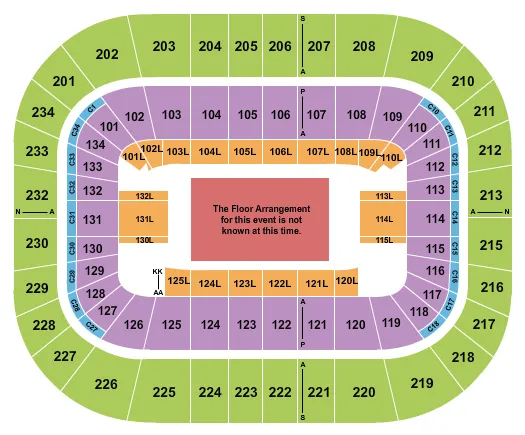 GENERIC FLOOR Seating Map Seating Chart