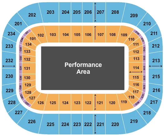 HOT WHEELS MONSTER TRUCKS Seating Map Seating Chart