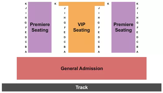 BUCK MOTORSPORTS PARK ENTERTAINMENT COMPLEX ENDSTAGE Seating Map Seating Chart