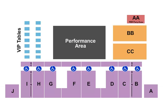 PBR 2 Seating Map Seating Chart