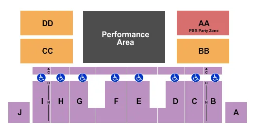 PBR Seating Map Seating Chart