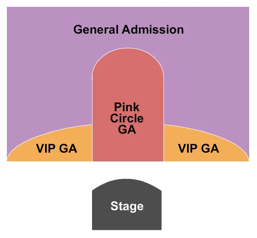 BUGSYS CABARET AT FLAMINGO HOTEL X BURLESQUE Seating Map Seating Chart