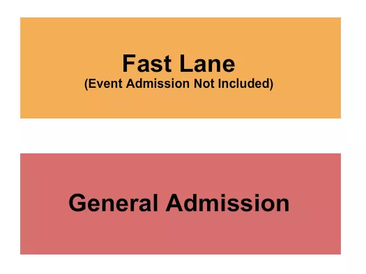 GA WITH FAST LANE Seating Map Seating Chart