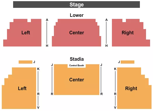ENDSTAGE Seating Map Seating Chart