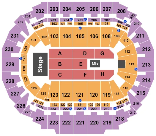ENDSTAGE 4 Seating Map Seating Chart