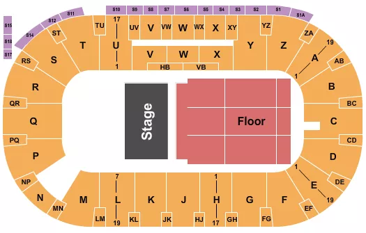 COME FROM AWAY Seating Map Seating Chart