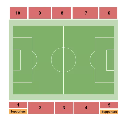 SOCCER Seating Map Seating Chart