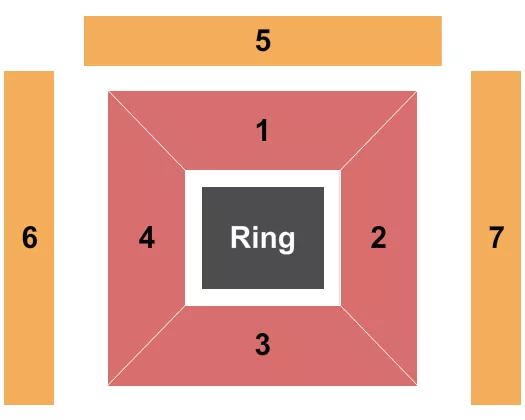 WRESTLING Seating Map Seating Chart