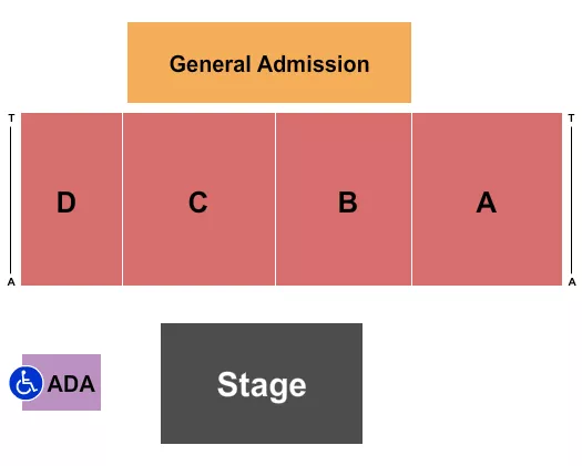 CALIFORNIA EXPOSITION STATE FAIR ENDSTAGE 2 Seating Map Seating Chart