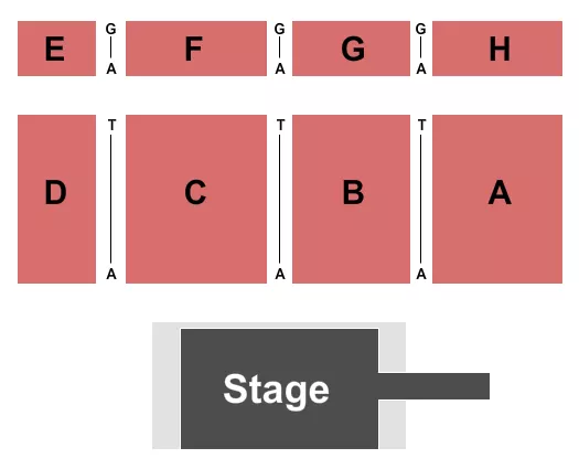 CALIFORNIA EXPOSITION STATE FAIR ENDSTAGE 3 Seating Map Seating Chart