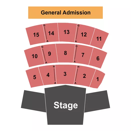 ENDSTAGE 5 Seating Map Seating Chart