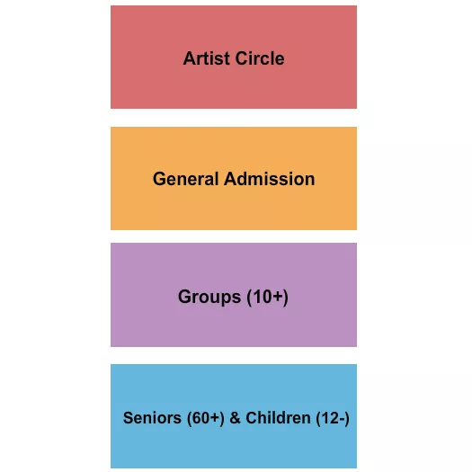 ARTIST CIRCLE GA Seating Map Seating Chart