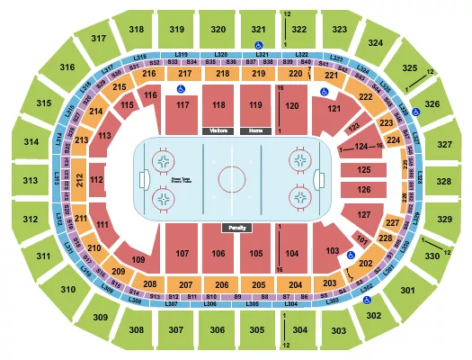 HOCKEY Seating Map Seating Chart