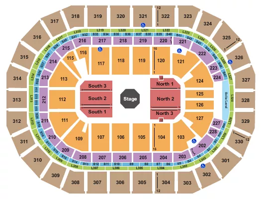 UFC 2 Seating Map Seating Chart