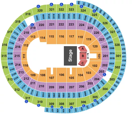 QUARTERHOUSE RSV Seating Map Seating Chart