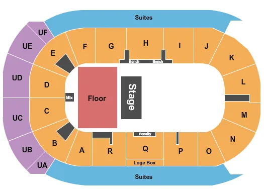 CO OP PLACE THEORY OF A DEADMAN Seating Map Seating Chart