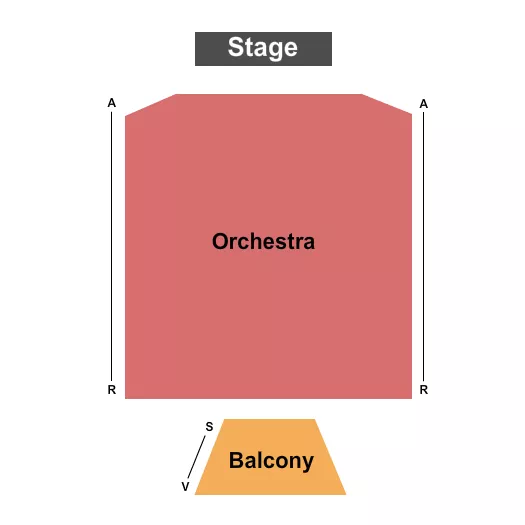 CANTEY V SUTTON THEATRE RALEIGH LITTLE THEATRE END STAGE Seating Map Seating Chart