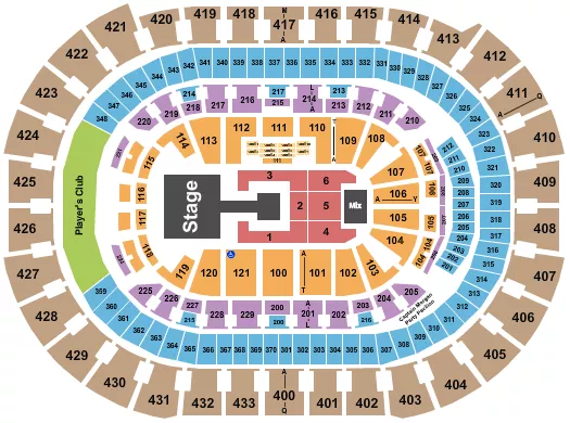 LE SSERAFIM Seating Map Seating Chart