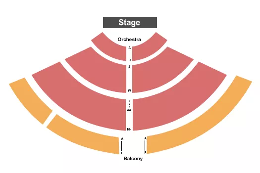 END STAGE Seating Map Seating Chart
