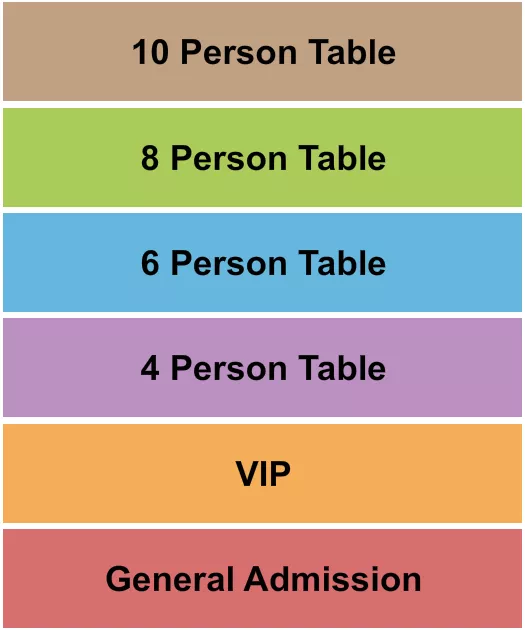FESTIVAL Seating Map Seating Chart