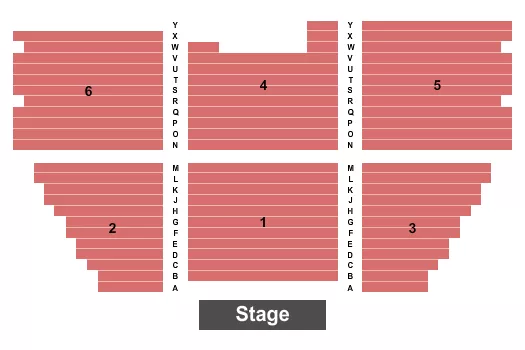 ENDSTAGE Seating Map Seating Chart