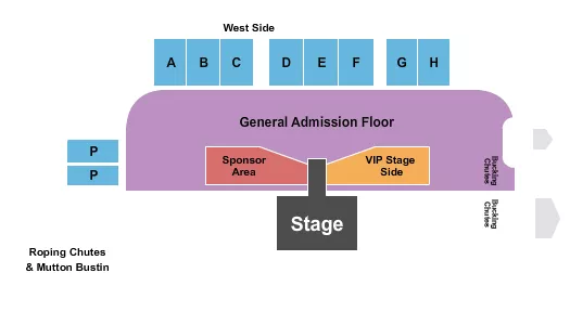 END STAGE Seating Map Seating Chart