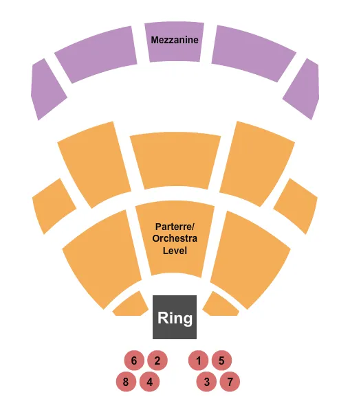 CASINO DU LAC LEAMY BOXING Seating Map Seating Chart