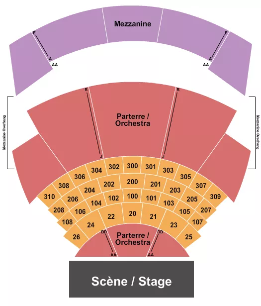 CASINO DU LAC LEAMY ENDSTAGE 2 Seating Map Seating Chart