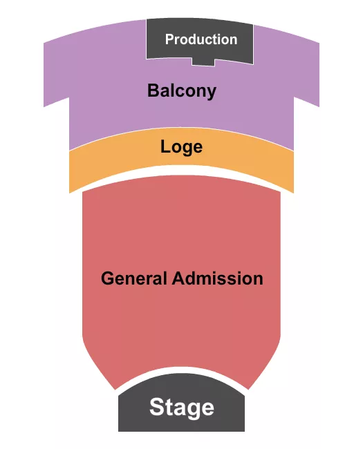 ENDSTAGE GA FLOOR Seating Map Seating Chart