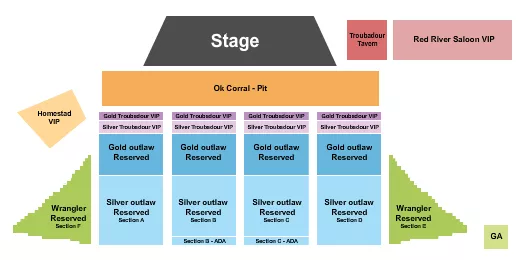 BORN RAISED FESTIVAL Seating Map Seating Chart