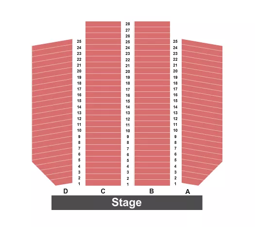 ENDSTAGE GOLDEN CIRCLE Seating Map Seating Chart