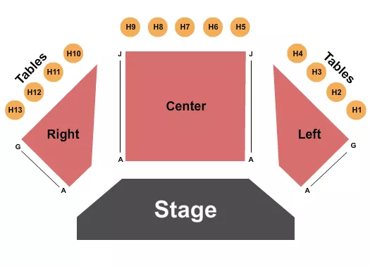ENDSTAGE 2 Seating Map Seating Chart