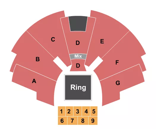 BOXING Seating Map Seating Chart