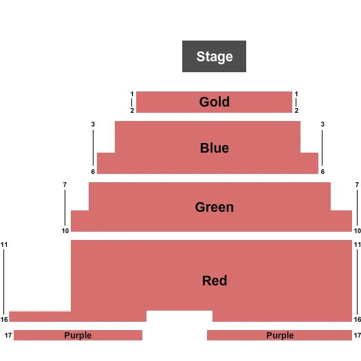 CASTING CROWNS Seating Map Seating Chart