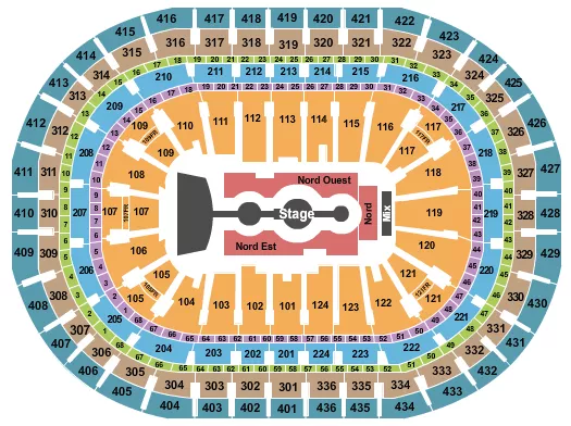 GRACIE ABRAMS 2 Seating Map Seating Chart