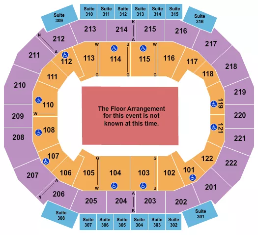 GENERIC FLOOR Seating Map Seating Chart