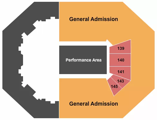 CHARLESTON COLISEUM CONVENTION CENTER CHARLESTON STRONGMAN Seating Map Seating Chart